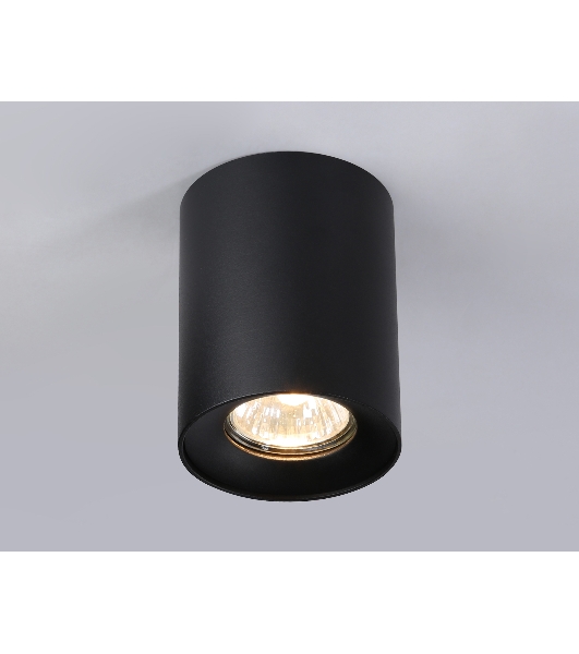Светильник Ambrella light TN213137 BK черный GU10 max 12W D80*100