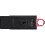 Флешка USB Kingston DataTraveler Exodia (DTX/256GB), 256Gb, USB 3.2 Gen 1, R/W 200/60, черный/розовый, фото 1