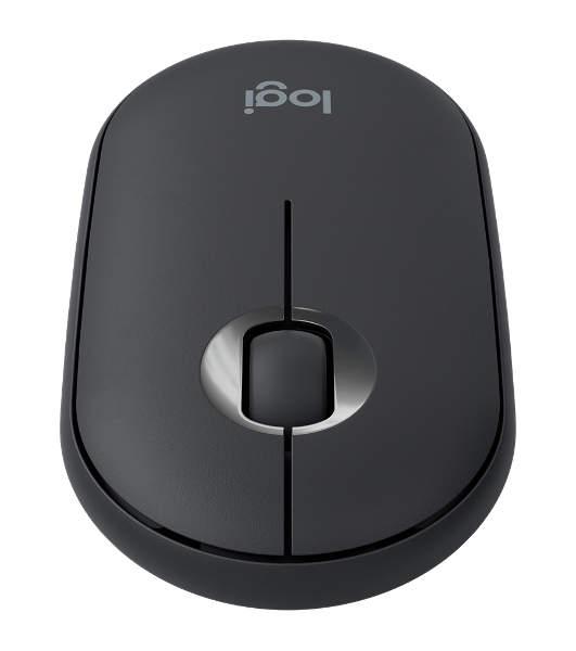Мышь беспроводная Logitech Pebble M350 графитовый, 1000 dpi, радиоканал, Bluetooth, USB, кнопки - 3