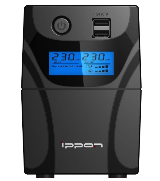 Источник бесперебойного питания Ippon Back Power Pro II Euro 650 360Вт 650ВА черный