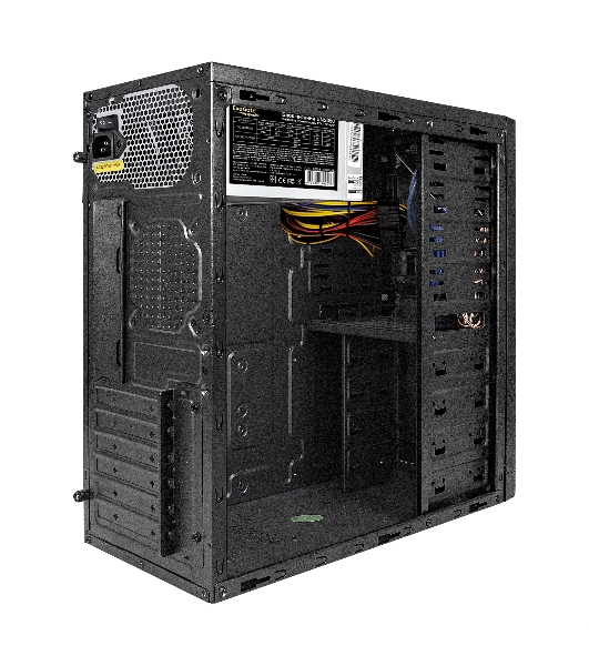 Компьютерный корпус Miditower ExeGate XP-330U-UNS350 (ATX, БП UNS350 с вент. 12см, 2*USB/2*USB 3.0, аудио, черный)