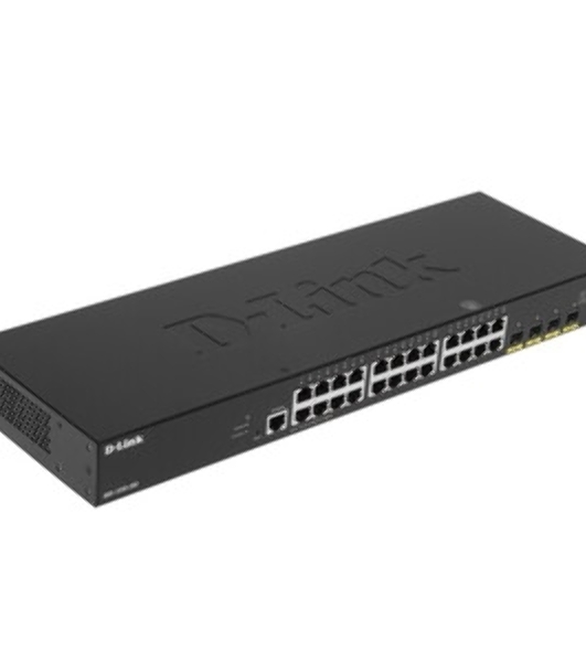Коммутатор D-Link DGS-1250-28X/A1A, 24×1 Гбит/с + 4×10 Гбит/с SFP+, управляемый