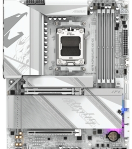 Материнская плата Gigabyte X870 A ELITE X ICE Socket AM5 AMD X870 4xDDR5 ATX AC`97 8ch(7.1) 2.5Gg RAID+HDMI