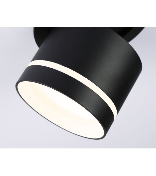 Светильник Ambrella light TA1432 SBK/FR черный песок/белый матовый GX53 D85*95