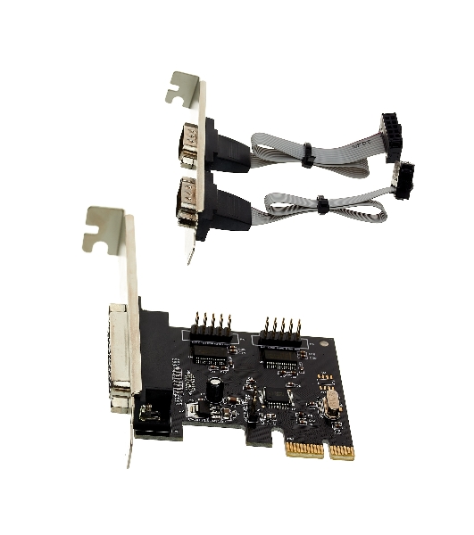 Контроллер ExeGate EXE-303 PCI-E, 2*COM port + 1*LPT (OEM) EX281226RUS