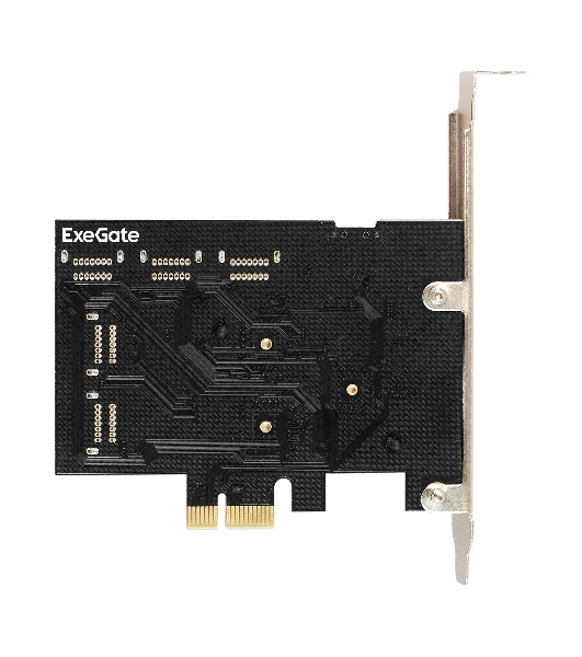 Контроллер ExeGate EXE-510v2 (PCI-E x1, SATA3 6Gb/s, 10 int, ASMedia Chipset ASM106x+JMB575)