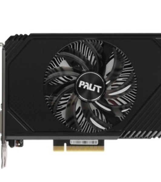 Видеокарта Palit RTX 3050 STORMX OC 6Gb NVIDIA GeForce RTX 3050 6Gb PCI-E 4.0 96bit GDDR6 1042/14000 DVIx1 HDMIx1 DPx1 HDCP Ret