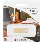 Флешка USB Kingston DataTraveler SE9 G3 (DTSE9G3/128 Gb), 128Gb, USB 3.2 Gen 1, R/W 220/100, золотистый, фото10
