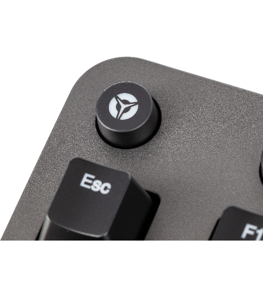 Клавиатура Lenovo Legion K500 RGB Mechanical проводная, USB Type-A, серый