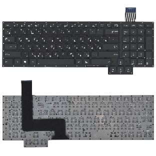 Клавиатура для ноутбука Asus G750 G750JX G750JW черная без рамки
