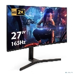 Монитор 27' ExeGate Combat EC2700TA VA 2560x1440, 165 Гц, 1 мс, 16:9, 300 кд/м², 1xHDMI, 1xDP, 2xUSB, 3.5 мм, изогнутый R1500, черный, фото17