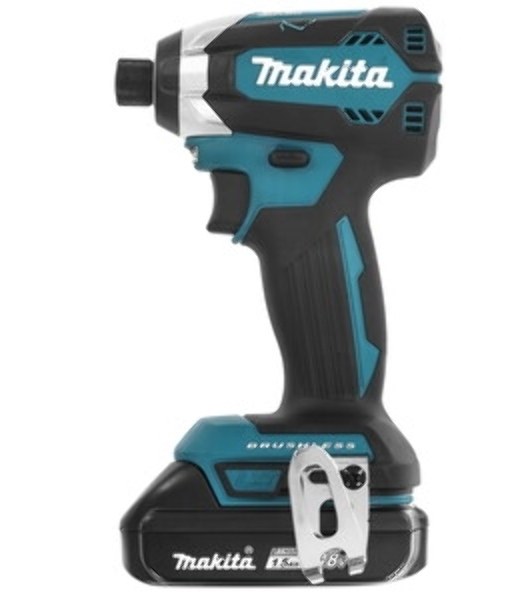 Дрель-шуруповерт Makita DTD153SY, 18 В, 1,5 Ач, 170 Нм, бесщеточный, ударный