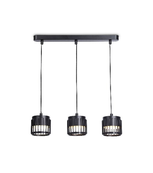 Светильник Ambrella light TN71175/3 BK черный GX53/3 400*100*1080