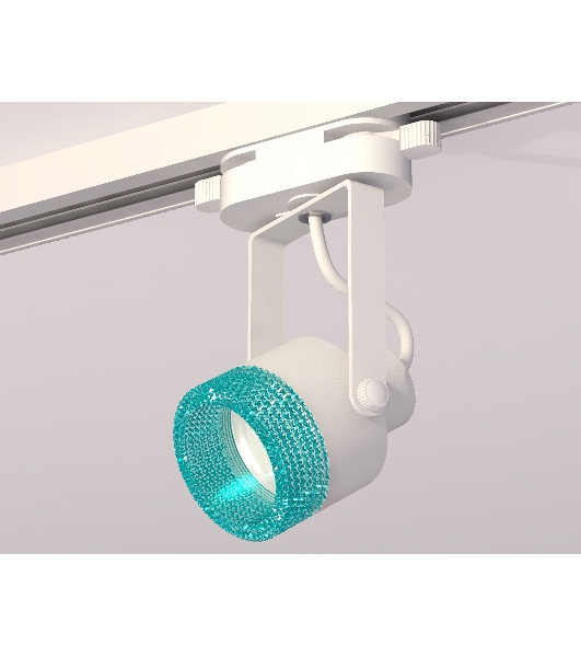 Светильник Ambrella light XT6601063 WH/BL белый/голубой MR16 GU10 (C6601, N6153)