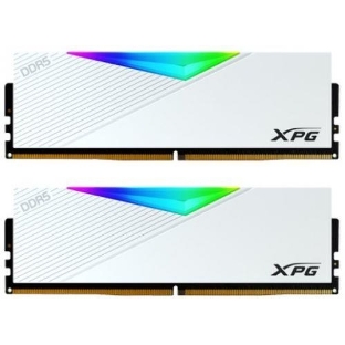 Оперативная память XPG Lancer, DDR5, 32Gb (2x16GB), 6400MHz, CL32, DIMM, с радиаторами, RGB, белый