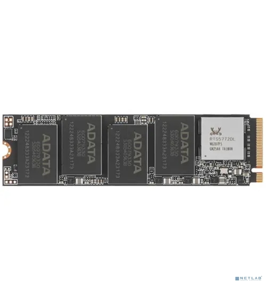 Накопитель SSD ADATA XPG GAMMIX S60, 2Tb, PCIe 4.0 x4, M.2 2280, NVMe, R/W 5000/4200, с радиатором