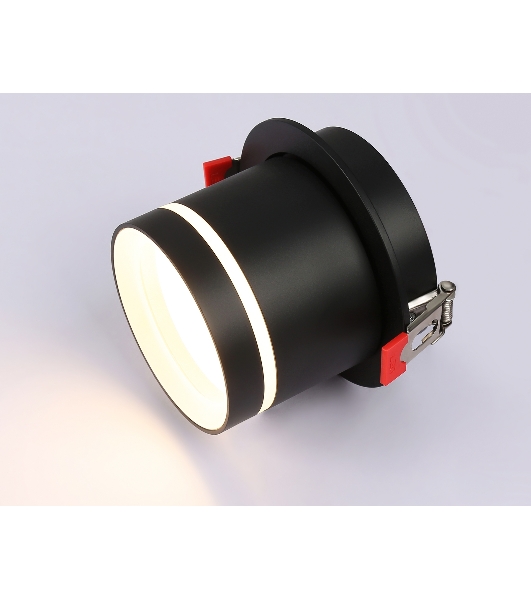 Светильник Ambrella light TA1432 SBK/FR черный песок/белый матовый GX53 D85*95