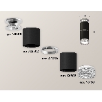 Светильник Ambrella Light XS6302222 SBK/PSL/CL черный песок/серебро полированное/прозрачный MR16 GU5.3, фото 1