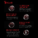 Гарнитура Bloody G528C чёрный, проводная, подсветка, фото15