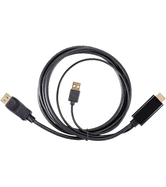 Кабель-переходник HDMI(M) +USB---> DP(M) 4K*60Hz 1.8M, VCOM
