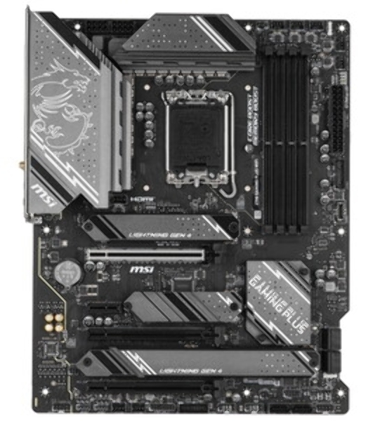 Материнская плата MSI Z790 GAMING PLUS WIFI, LGA 1700, 4xDDR5, 1xPCIe 5.0 x16, 1xPCIe 4.0 x16, 4xM.2, 6xSATA, 1xHDMI, 1xDP, 2.5 Gigabit Ethernet, 7.1 аудио, ATX