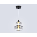 Подвесной светодиодный светильник Ambrella light LH11052 BK/SM черный/дымчатый 12W 3000K D230*265, фото7