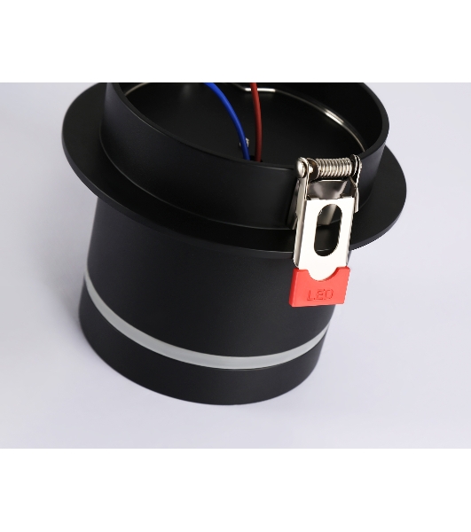 Светильник Ambrella light TA1432 SBK/FR черный песок/белый матовый GX53 D85*95