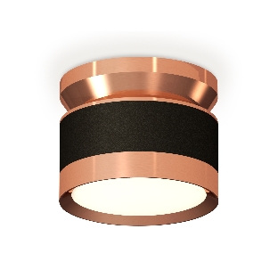 Светильник Ambrella Light XS8102065 SBK/PPG черный песок/золото розовое полированное GX53 (N8912, C8102, N8126)