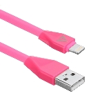 Кабель USB ACD-Life Lightning - USB-A TPE, 1м, маджента, фото3