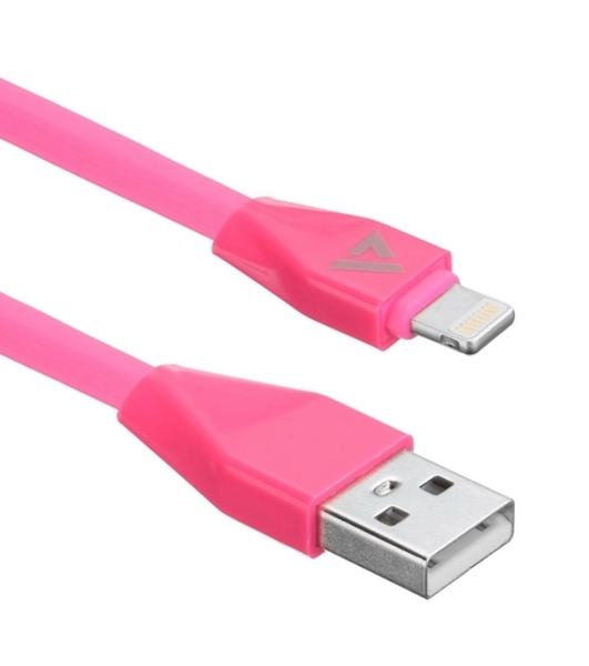 Кабель USB ACD-Life Lightning - USB-A TPE, 1м, маджента