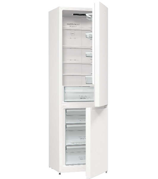 Холодильник Gorenje NRK6201EW4 белый двухкамерный 235/96 л морозилка снизу, No Frost