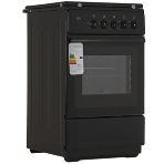 Плита комбинированная Flama RK 2211 B черный, конфорок 2 газовых и 2 электрических, духовка 50 л, 50 см x 85 см x 60 см, фото6