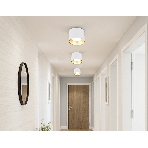 Светильник Ambrella light TN52882 SWH/SGD белый песок/золото песок GX53 max 12W D97*70, фото3