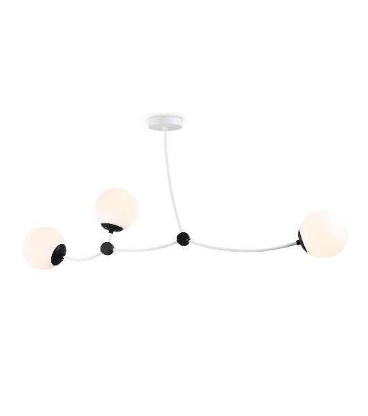 Светитльник Ambrella Light TR2566/3 WH/BK белый/черный E27/3 max 60W 1130*150*540