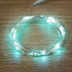 Гирлянда светодиодная Neon-night Роса 2м, 20 LED, БИРЮЗОВЫЙ, IP20, тонкий батарейный блок, 2хCR2032 в комплекте, фото2