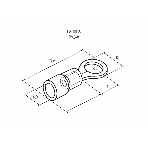 Наконечник кольцевой изолированный Rexant ø 8.4 мм 1.5-2.5 мм² (НКи 2.5-8/НКи2-8) синий, фото3