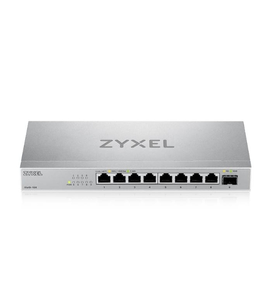 Коммутатор Zyxel XMG-108-ZZ0101F 8x2.5Гбит/с 1SFP+ неуправляемый