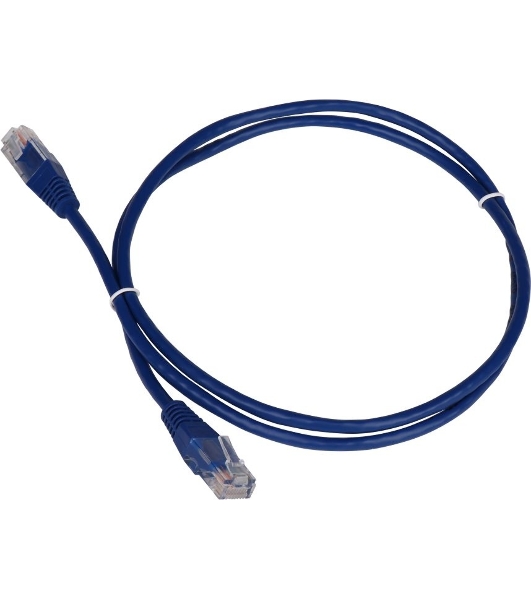 Патч-корд Lanmaster TWT-45-45-0.15-BL RJ-45 вил.-вилка RJ-45 кат.5E 0.15м синий ПВХ (уп.:1шт)