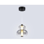 Подвесной светодиодный светильник Ambrella light LH11052 BK/SM черный/дымчатый 12W 3000K D230*265, фото6