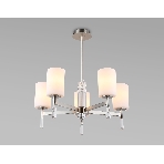 Люстра Ambrella light LH56251/5 SN/FR никель/белый матовый E27/5 max 60W D600*590, фото3