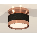 Светильник Ambrella Light XS8102065 SBK/PPG черный песок/золото розовое полированное GX53 (N8912, C8102, N8126), фото3