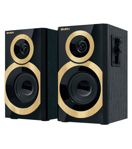 Акустическая система SVEN SPS-619 GOLD акустическая система 2.0, мощность 2х10 Вт(RMS)