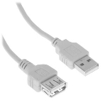 Кабель удлинит. USB2.0 Cablexpert CC-USB2-AMAF-15-N, AM/AF, медь, 4.5м, пакет, фото 1