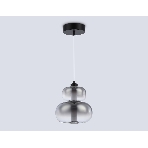 Подвесной светодиодный светильник Ambrella light LH11052 BK/SM черный/дымчатый 12W 3000K D230*265, фото5