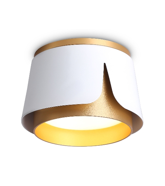 Светильник Ambrella light TN71221 WH/GD белый/золото GX53 D100*66