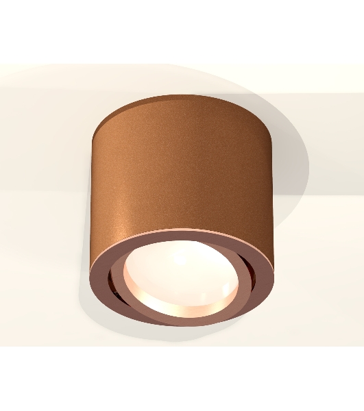 Светильник Ambrella Light XS7404002 SCF/PPG кофе песок/золото розовое полированное MR16 GU5.3 (C7404, N7005)