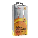 Кабель USB2.0 Cablexpert CC-G-mUSB01R-3M, AM/microB, серия Gold, длина 3м, красный, блистер, фото2