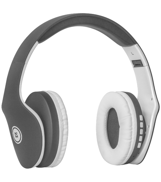Беспроводные/проводные наушники Defender FreeMotion B525 серый/белый, накладные, Bluetooth + проводной, до 8 ч