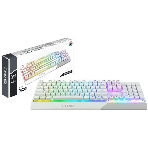 Клавиатура проводная MSI Vigor GK30 белый USB Multimedia for gamer LED (подставка для запястий), фото4