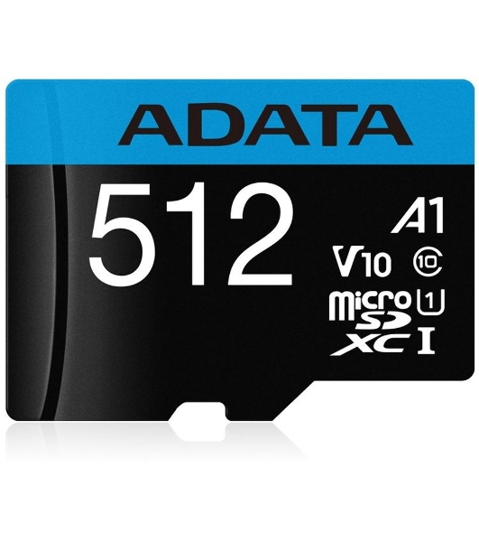 Флеш карта MICRO SDXC 512Gb AUSDX512GUICL10A1-RA1 ADATA